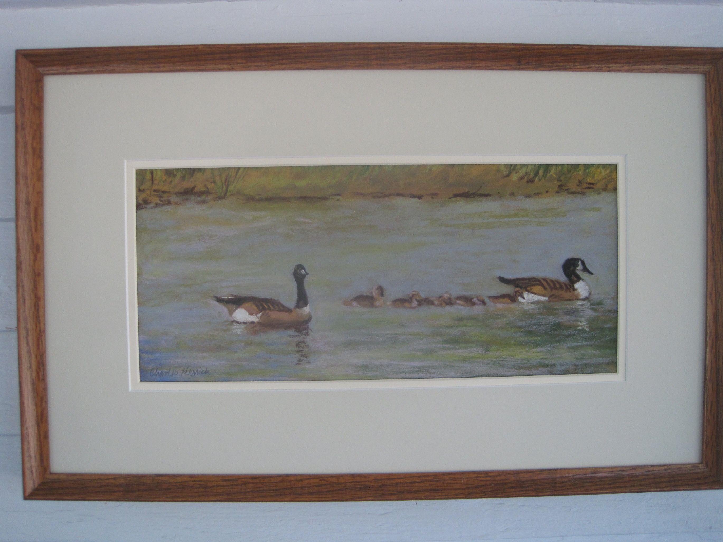 Family Outing (pastel)