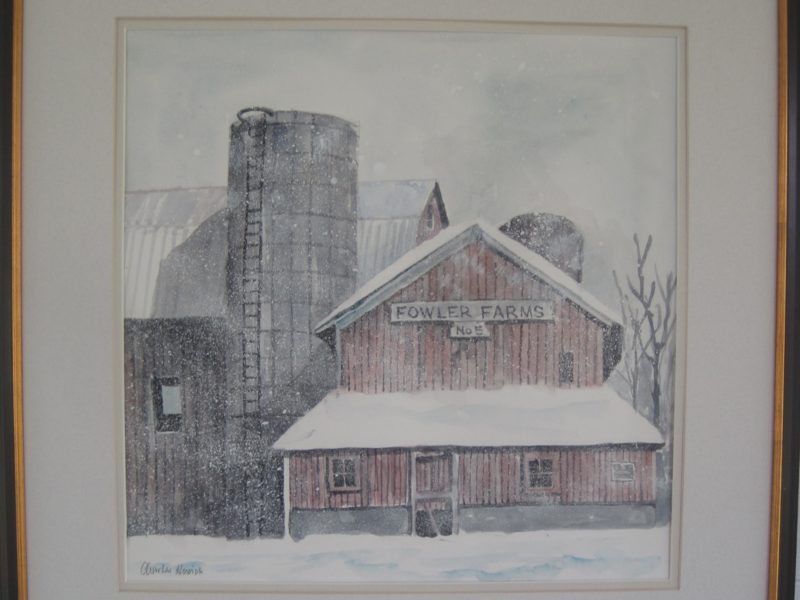 Snowy Barns